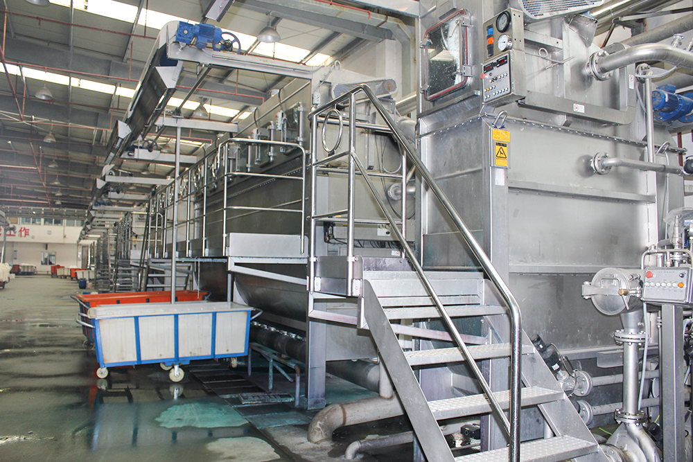 立信高温高压染布机生产线